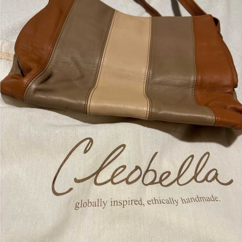 Cleobella Multitone Leather Shoulder Bag - Picture 6 of 8